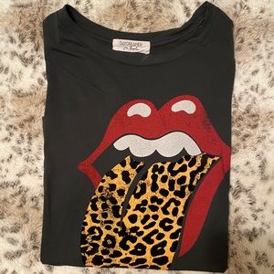 Free People Rolling Stones Tshirt